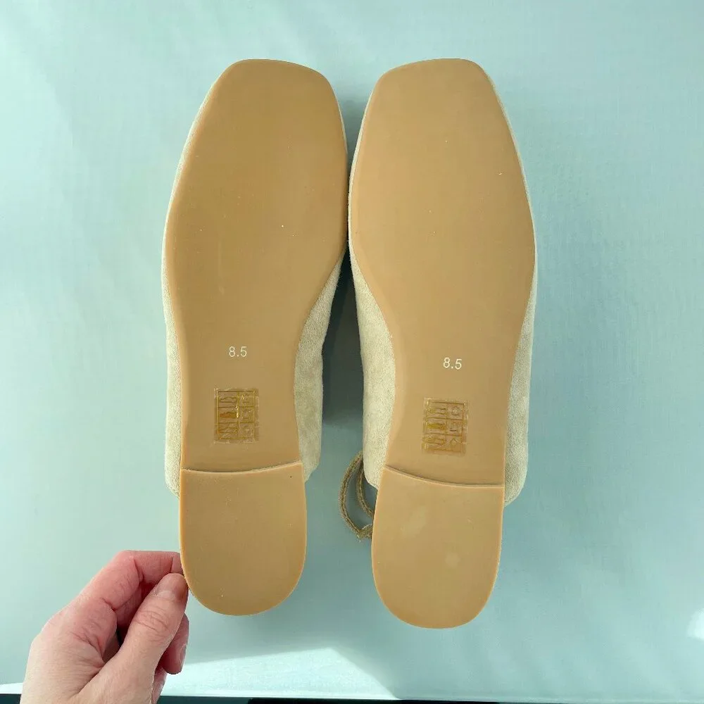Jeffrey Campbell Tan Lace-Up Flats - Picture 7 of 7